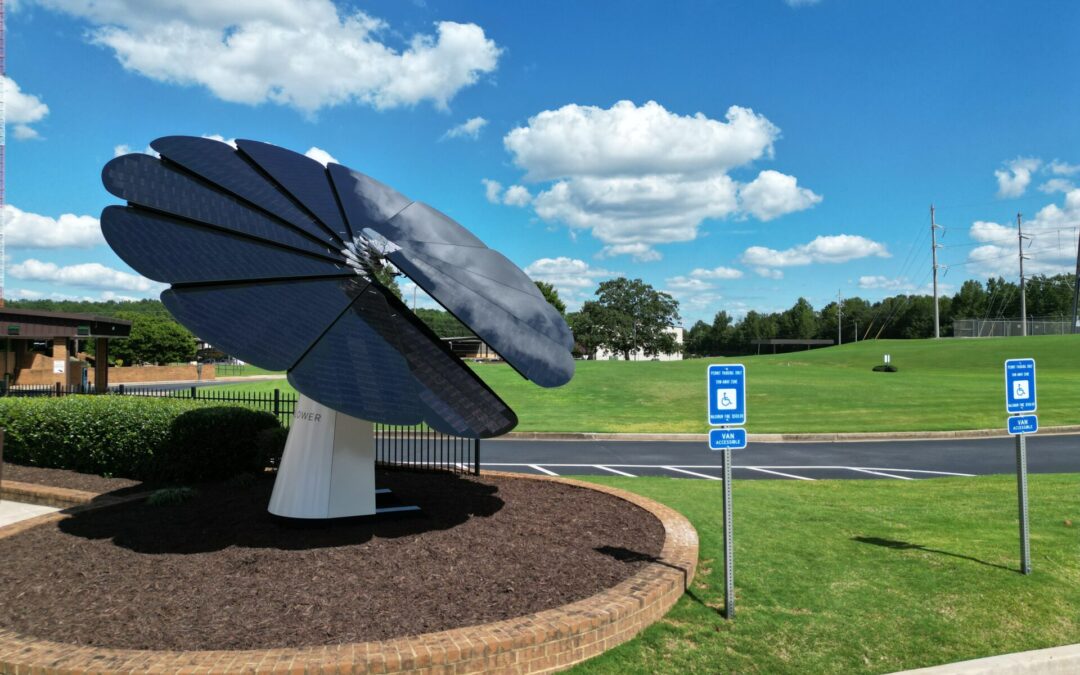 Solar Flower Unveiled at Carroll EMC Headquarters