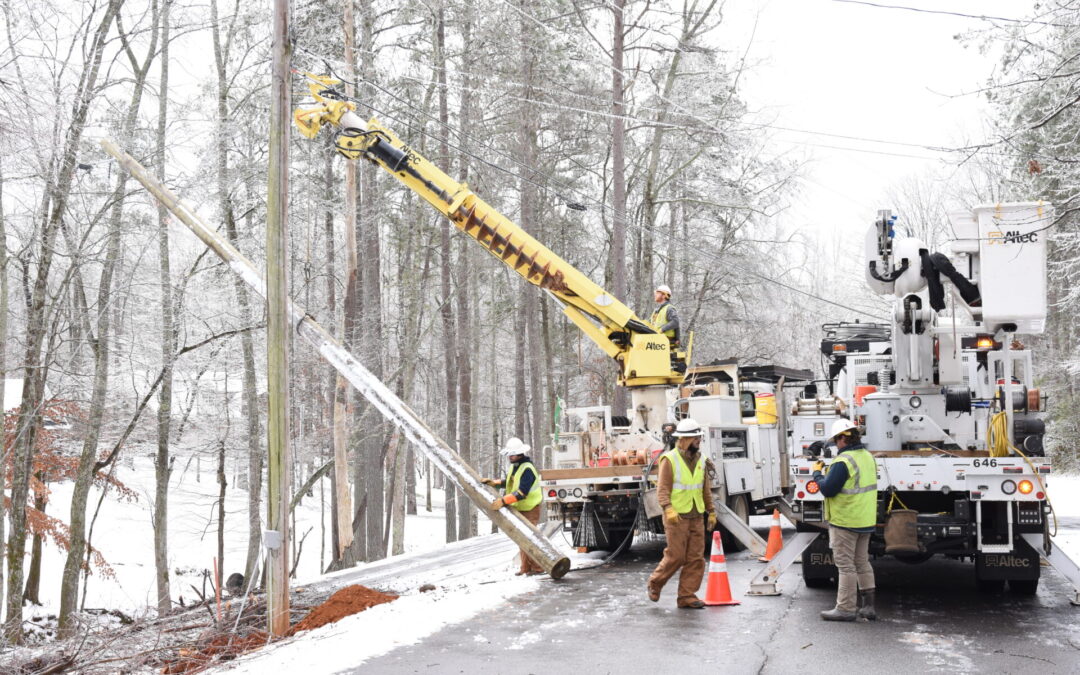 Cooperative Responds to Power Outages in Icy Conditions