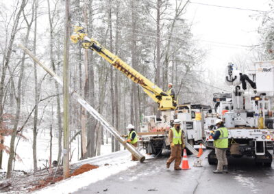 Cooperative Responds to Power Outages in Icy Conditions